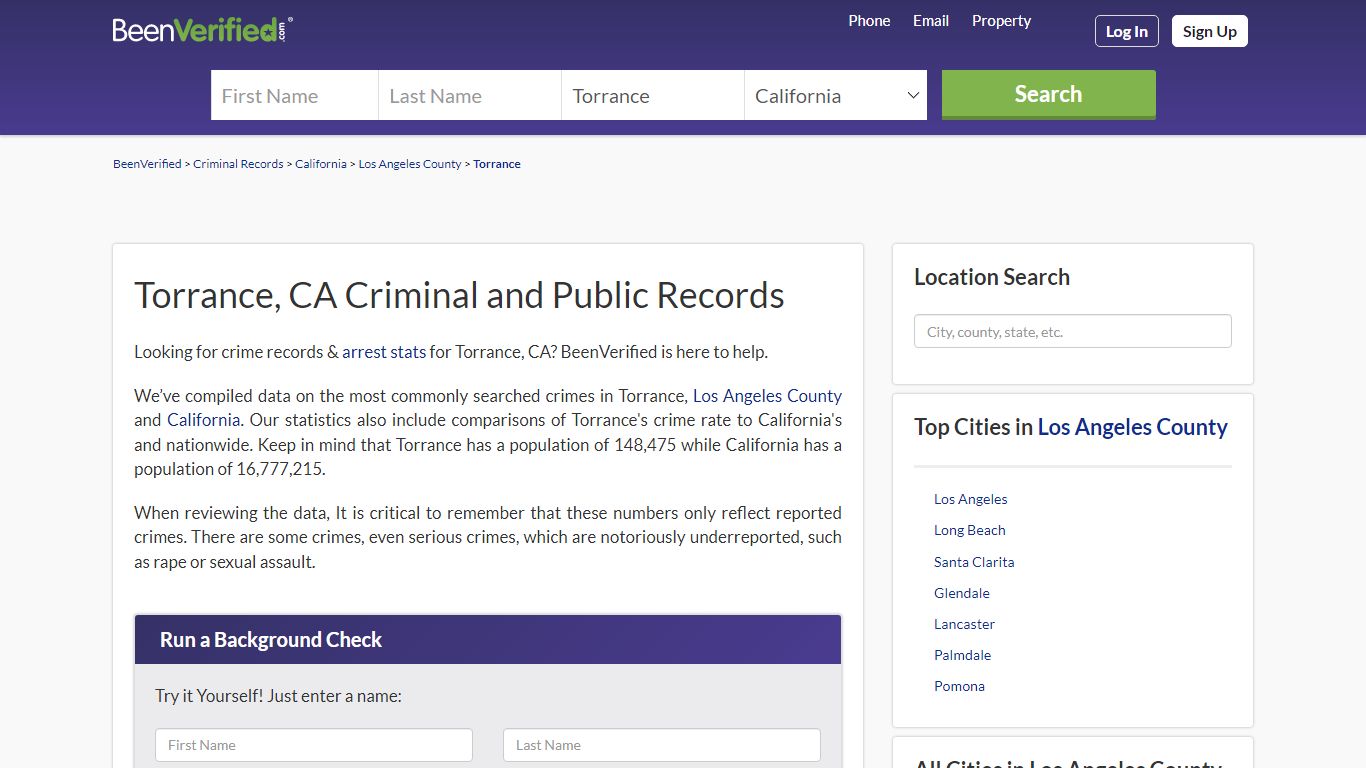 Torrance Public Records (CA) - Court & Criminal Records ...